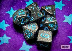 Chessex Speckled Blue Stars Polyhedral 7-Dice Set | Mega City Incorporated