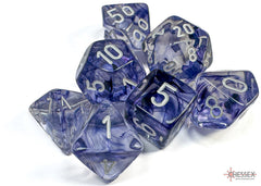 Chessex Nebula Black/white Polyhedral 7-Dice Set | Mega City Incorporated