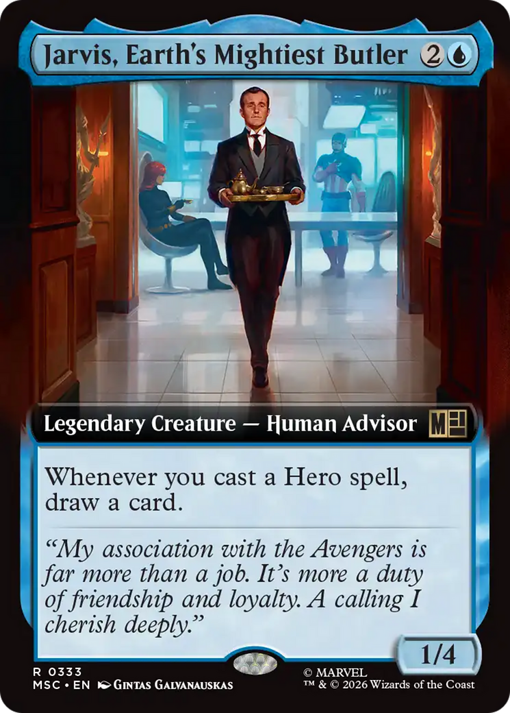 Jarvis, Earth's Mightiest Butler (Extended Art) [Marvel Super Heroes Commander] | Mega City Incorporated