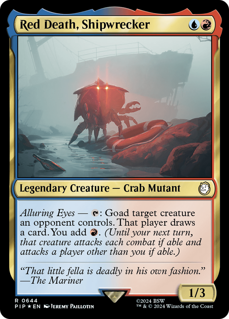 Red Death, Shipwrecker (Surge Foil) [Fallout] | Mega City Incorporated