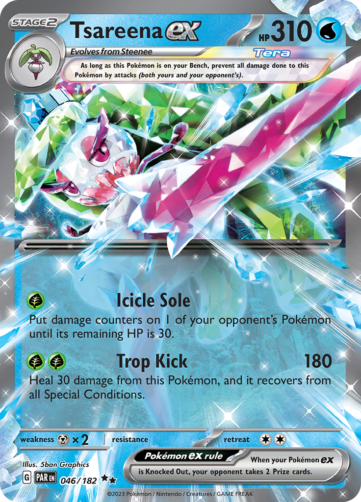 Tsareena ex (046/182) [Scarlet & Violet: Paradox Rift] | Mega City Incorporated