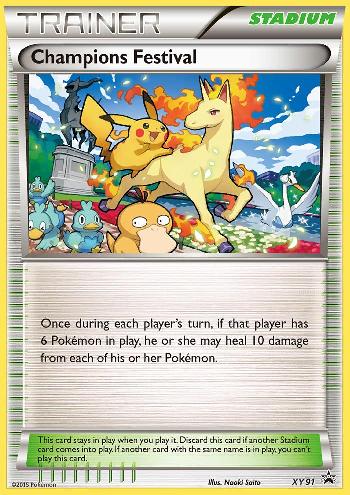 Champions Festival (XY91) (2015) [XY: Black Star Promos] | Mega City Incorporated