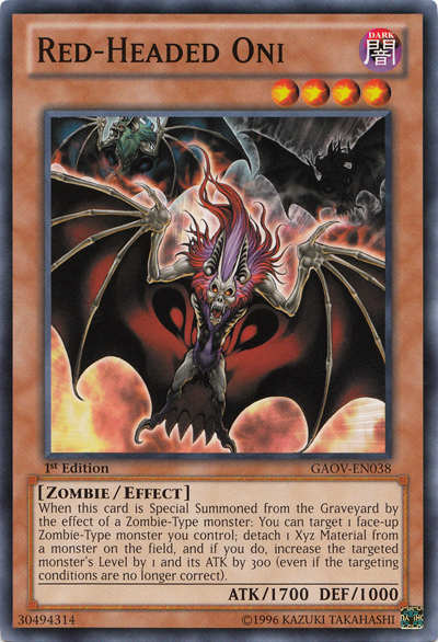 Red-Headed Oni [GAOV-EN038] Common | Mega City Incorporated