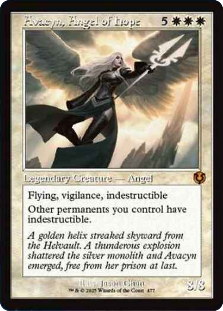 Avacyn, Angel of Hope (Retro Frame) [Innistrad Remastered] | Mega City Incorporated