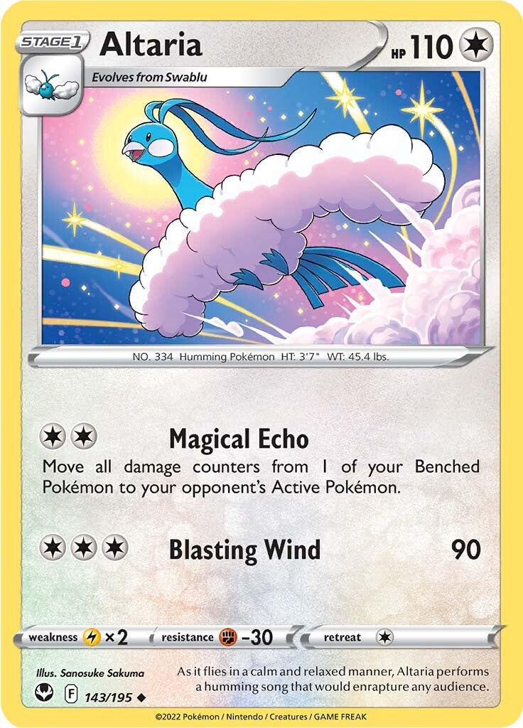 Altaria (143/195) [Sword & Shield: Silver Tempest] | Mega City Incorporated