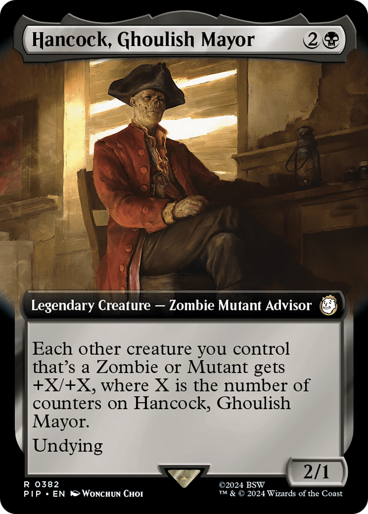 Hancock, Ghoulish Mayor (Extended Art) [Fallout] | Mega City Incorporated