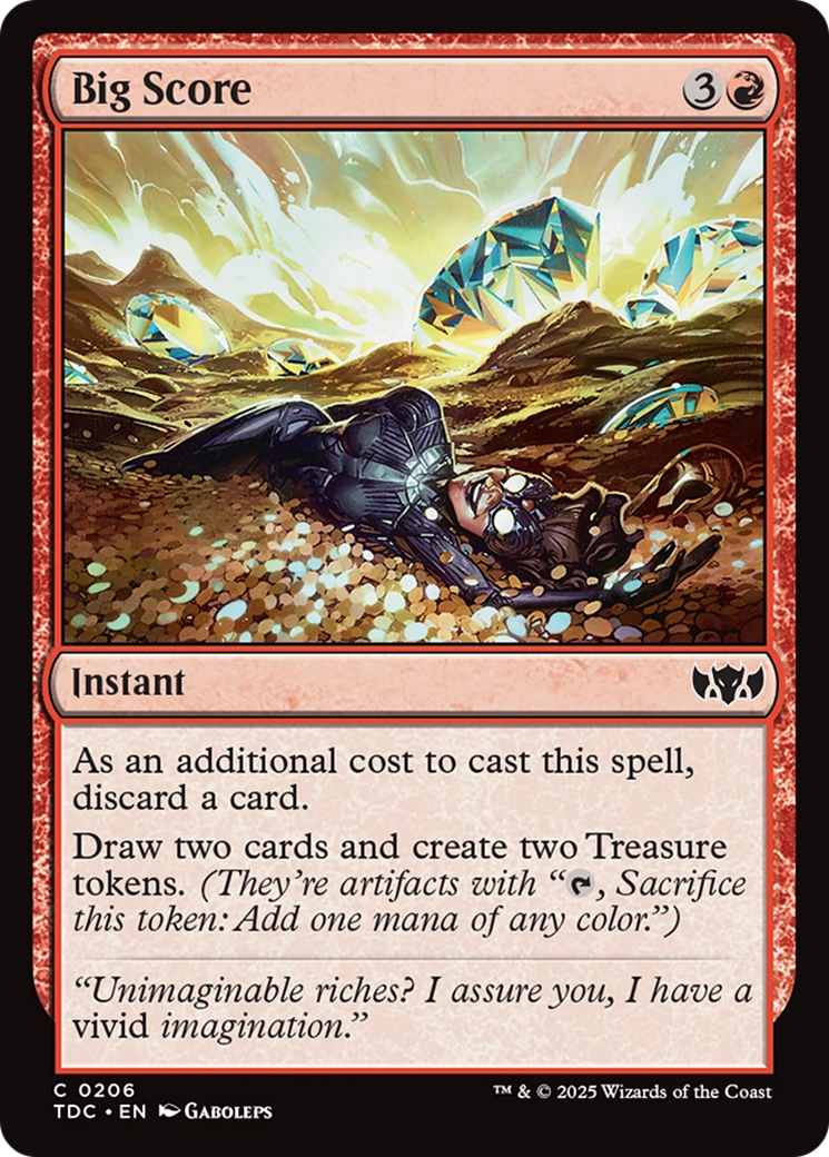 Big Score [Tarkir: Dragonstorm Commander] | Mega City Incorporated