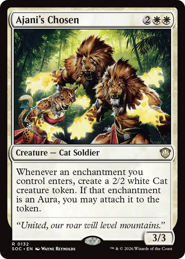 Ajani's Chosen [Secrets of Strixhaven Commander] | Mega City Incorporated