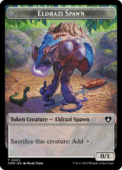 Eldrazi Spawn // Satyr Double-Sided Token [Commander Masters Tokens] | Mega City Incorporated