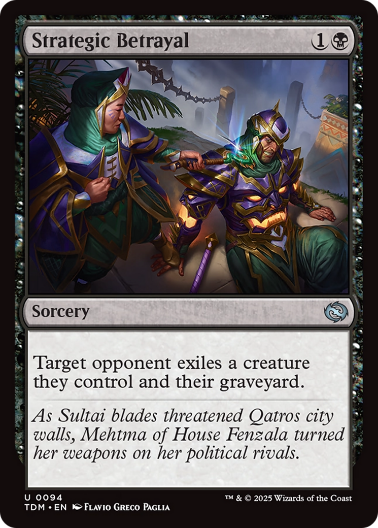 Strategic Betrayal [Tarkir: Dragonstorm] | Mega City Incorporated