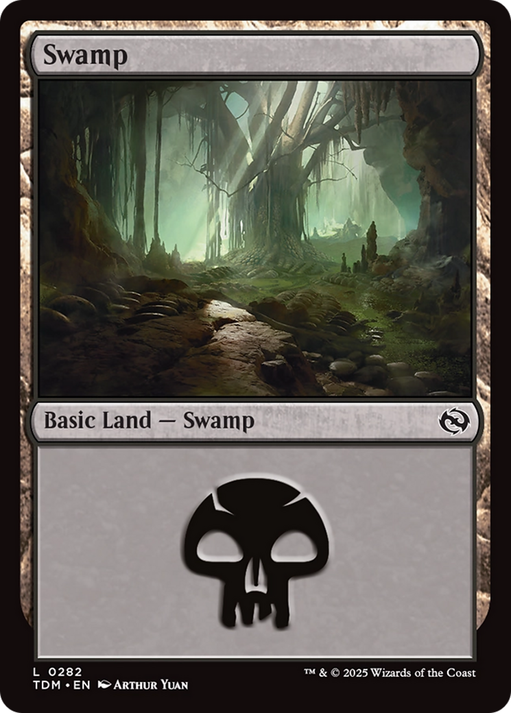 Swamp (0282) [Tarkir: Dragonstorm] | Mega City Incorporated