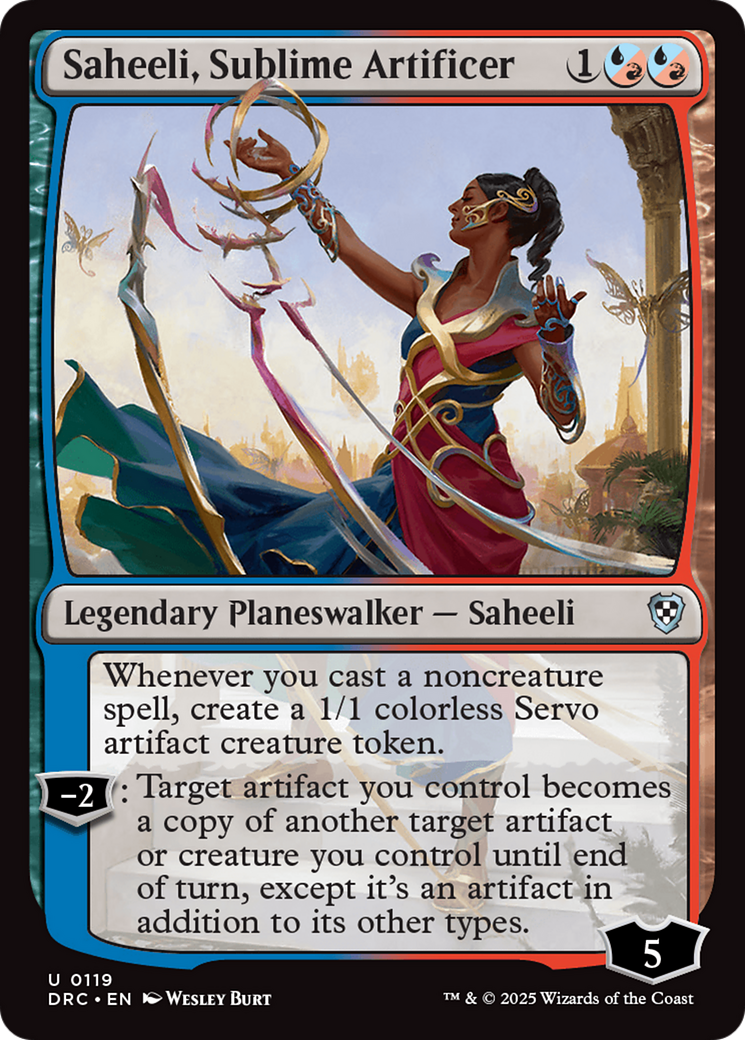 Saheeli, Sublime Artificer [Aetherdrift Commander] | Mega City Incorporated