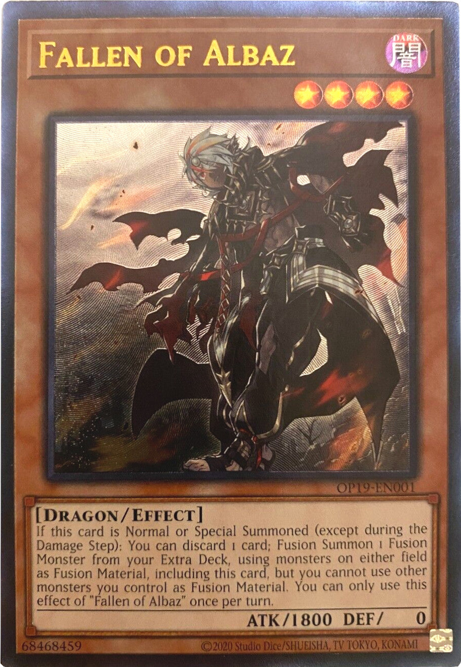 Fallen of Albaz [OP19-EN001] Ultimate Rare | Mega City Incorporated