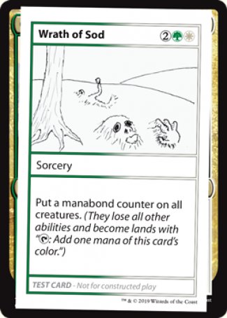 Wrath of Sod (2021 Edition) [Mystery Booster Playtest Cards] | Mega City Incorporated