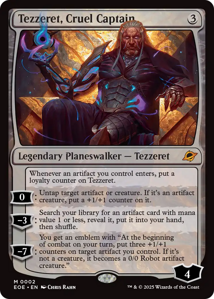 Tezzeret, Cruel Captain [Edge of Eternities] | Mega City Incorporated