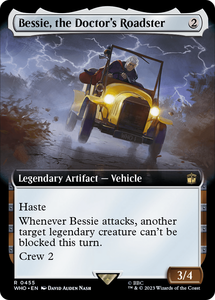 Bessie, the Doctor's Roadster (Extended Art) [Doctor Who] | Mega City Incorporated