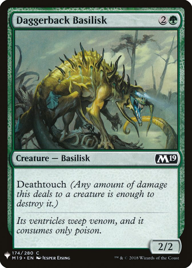 Daggerback Basilisk [Mystery Booster] | Mega City Incorporated