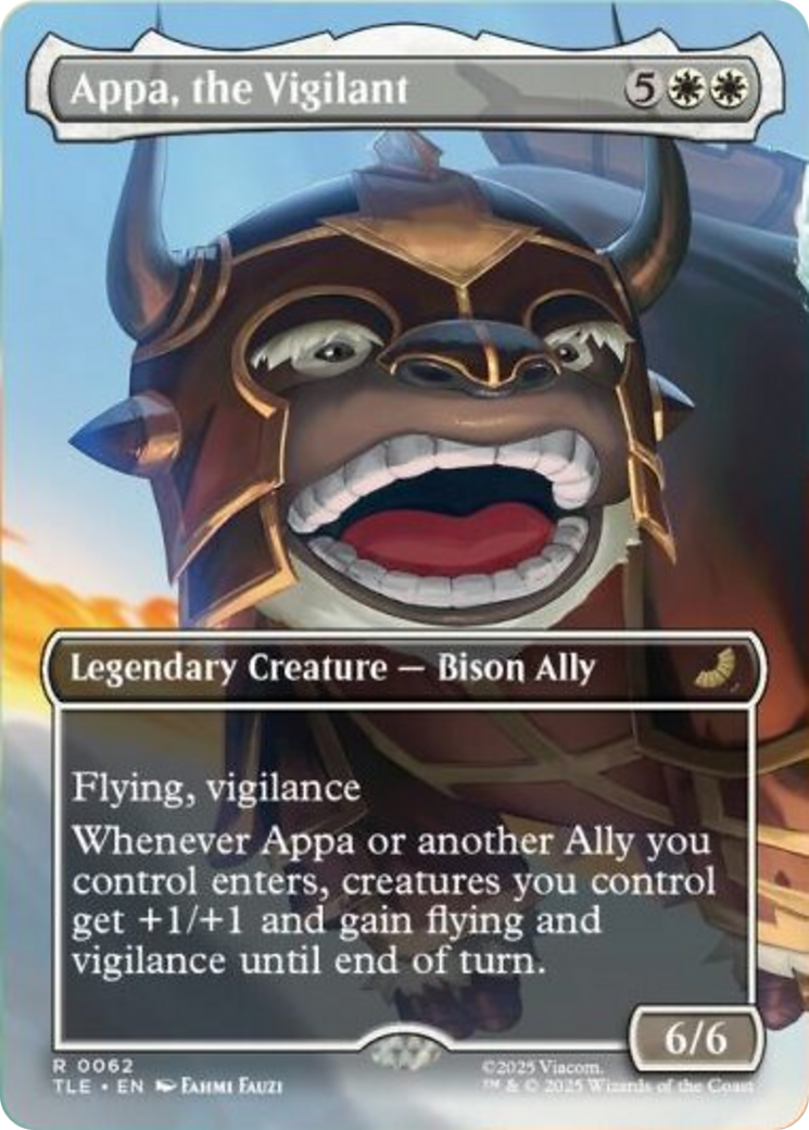 Appa, the Vigilant (Borderless) [Avatar: The Last Airbender: Eternal-Legal] | Mega City Incorporated