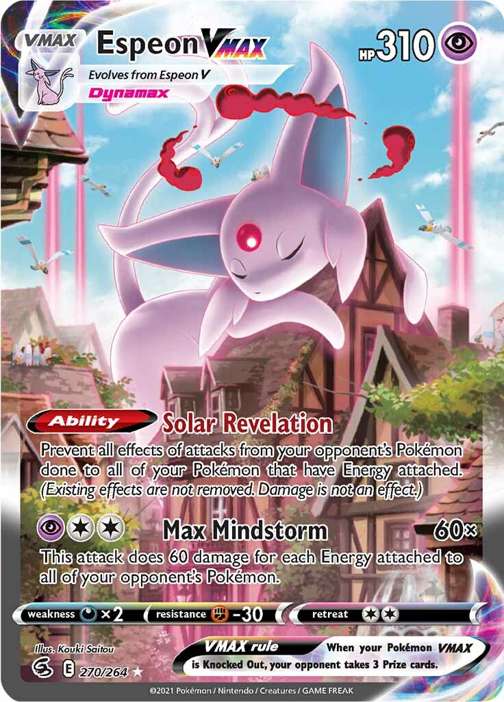 Espeon VMAX (270/264) [Sword & Shield: Fusion Strike] | Mega City Incorporated