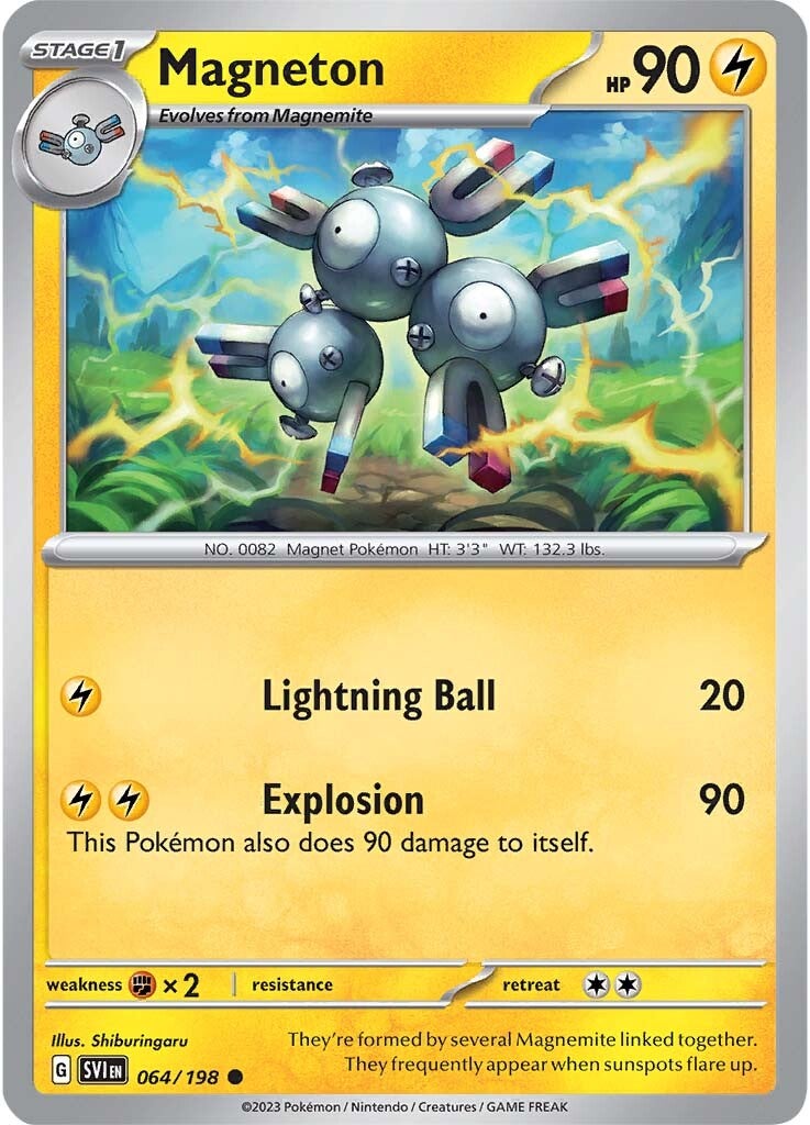 Magneton (064/198) [Scarlet & Violet: Base Set] | Mega City Incorporated