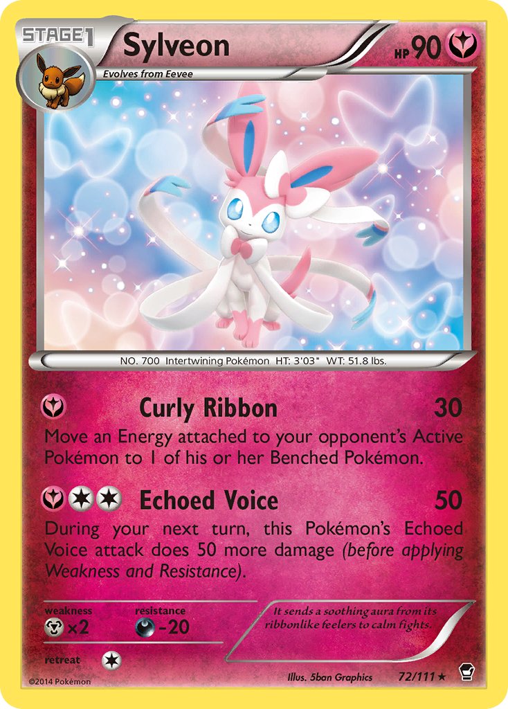 Sylveon (72/111) (Theme Deck Exclusive) [XY: Furious Fists] | Mega City Incorporated