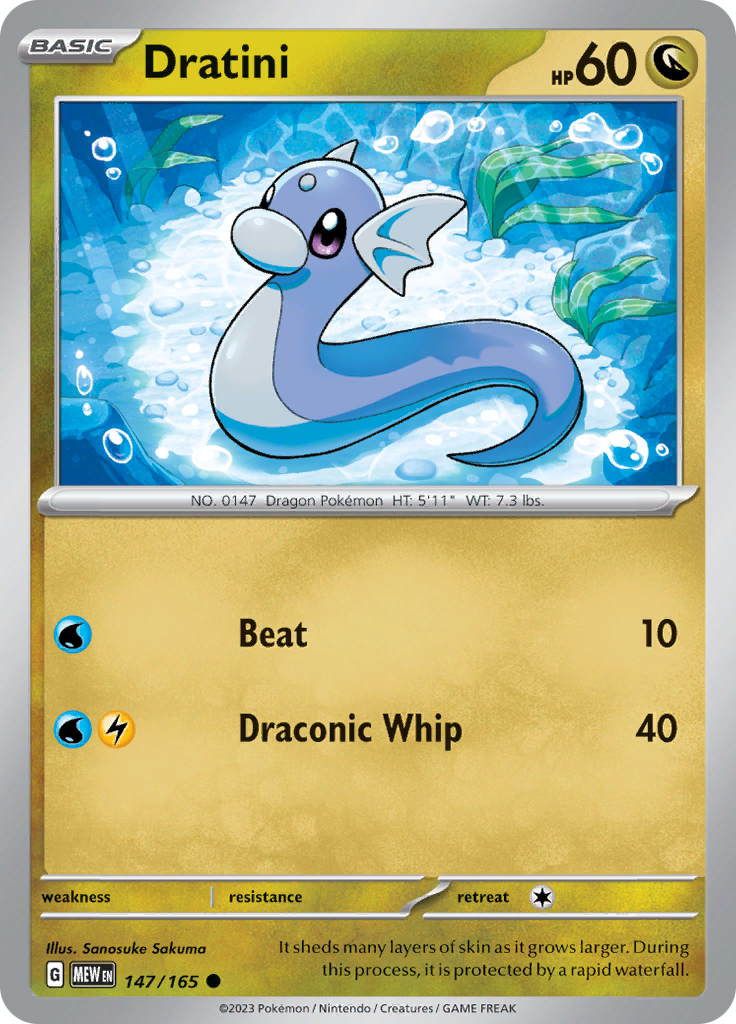 Dratini (147/165) [Scarlet & Violet 151] | Mega City Incorporated