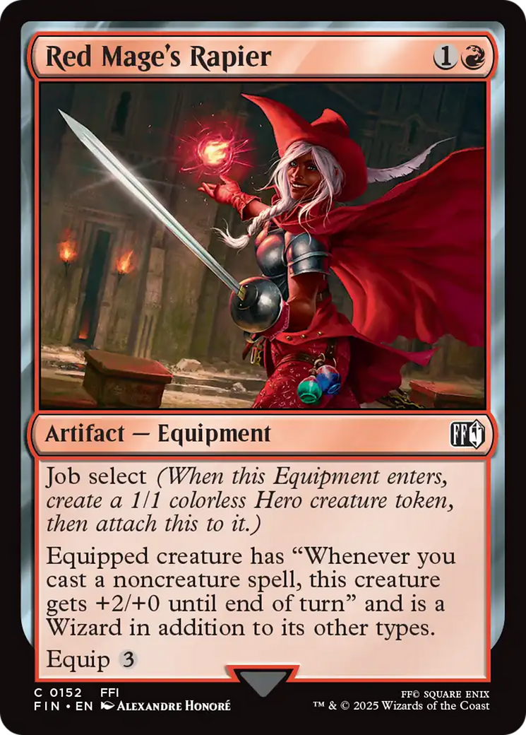 Red Mage's Rapier [FINAL FANTASY] | Mega City Incorporated