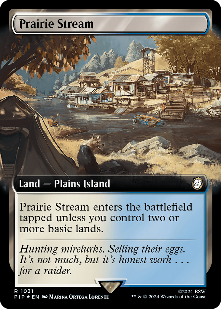 Prairie Stream (Extended Art) (Surge Foil) [Fallout] | Mega City Incorporated