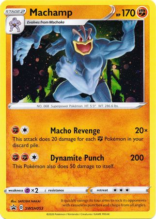 Machamp (SWSH053) [Sword & Shield: Black Star Promos] | Mega City Incorporated
