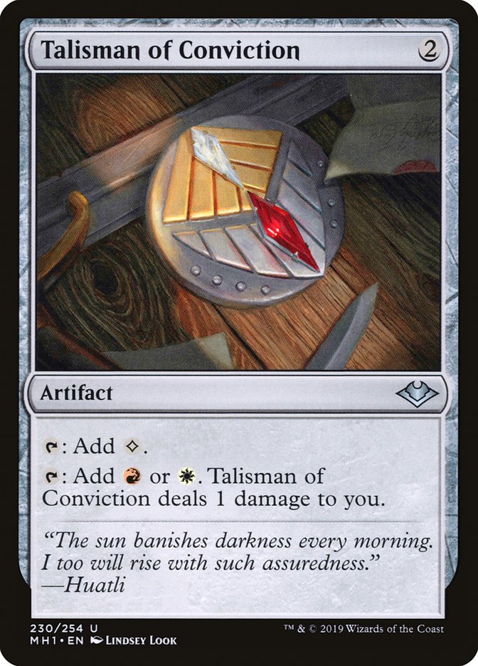 Talisman of Conviction [Modern Horizons] | Mega City Incorporated