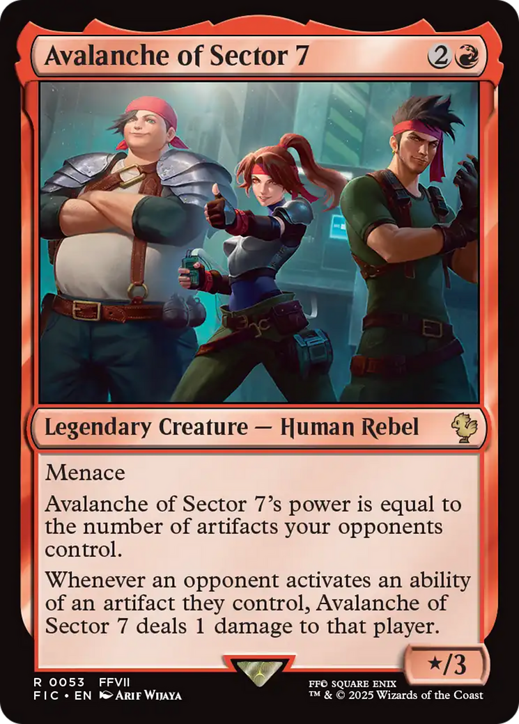 Avalanche of Sector 7 [FINAL FANTASY Commander] | Mega City Incorporated