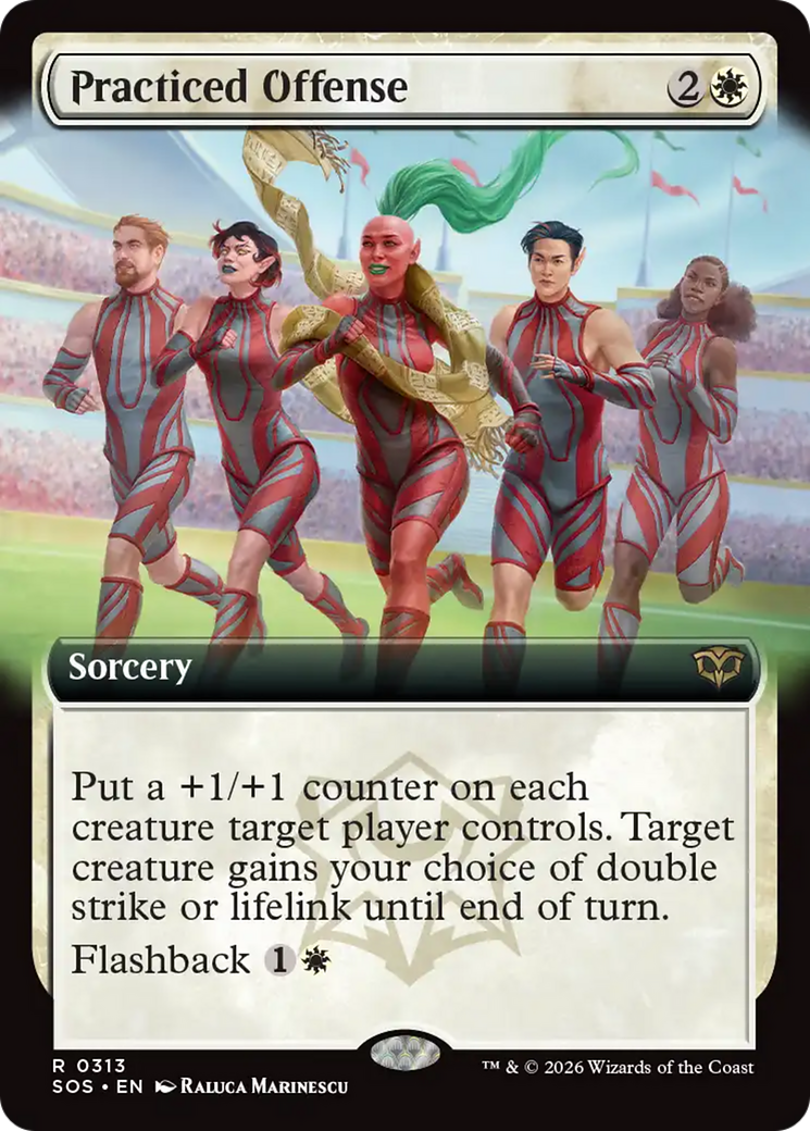 Practiced Offense (Extended Art) [Secrets of Strixhaven] | Mega City Incorporated