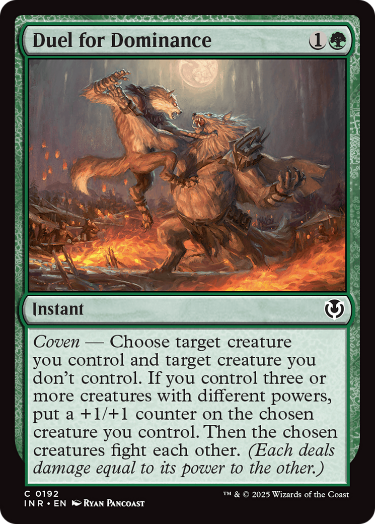 Duel for Dominance [Innistrad Remastered] | Mega City Incorporated