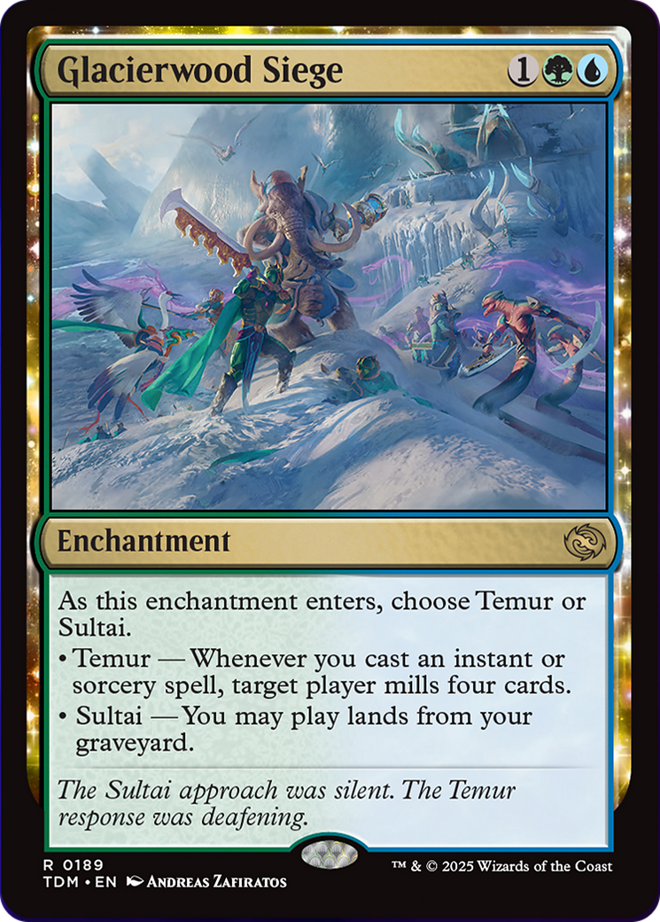 Glacierwood Siege [Tarkir: Dragonstorm] | Mega City Incorporated