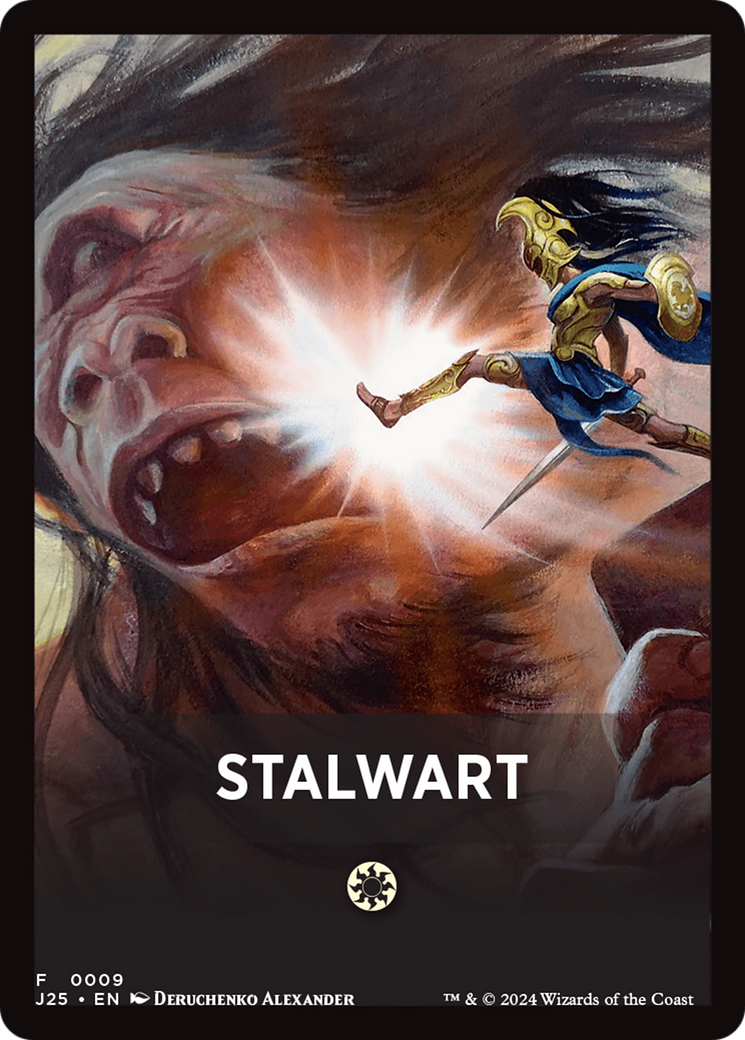 Stalwart Theme Card [Foundations Jumpstart Front Cards] | Mega City Incorporated