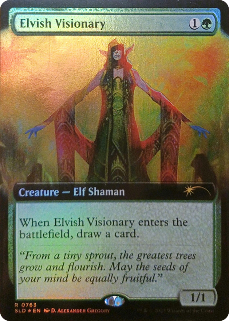 Elvish Visionary (Extended Art) [Secret Lair Drop Series] | Mega City Incorporated