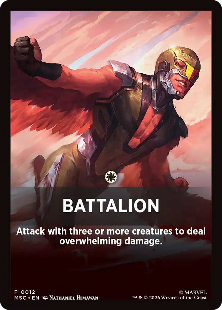 Battalion Theme Card [Marvel Super Heroes Commander] | Mega City Incorporated