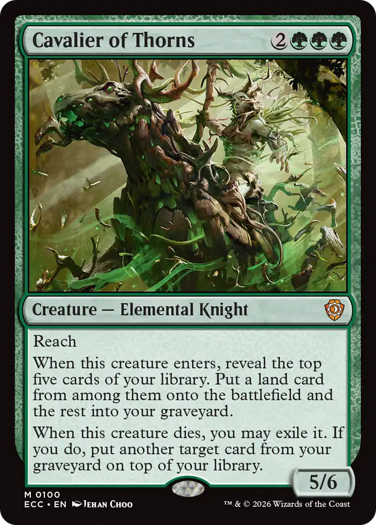 Cavalier of Thorns [Lorwyn Eclipsed Commander] | Mega City Incorporated