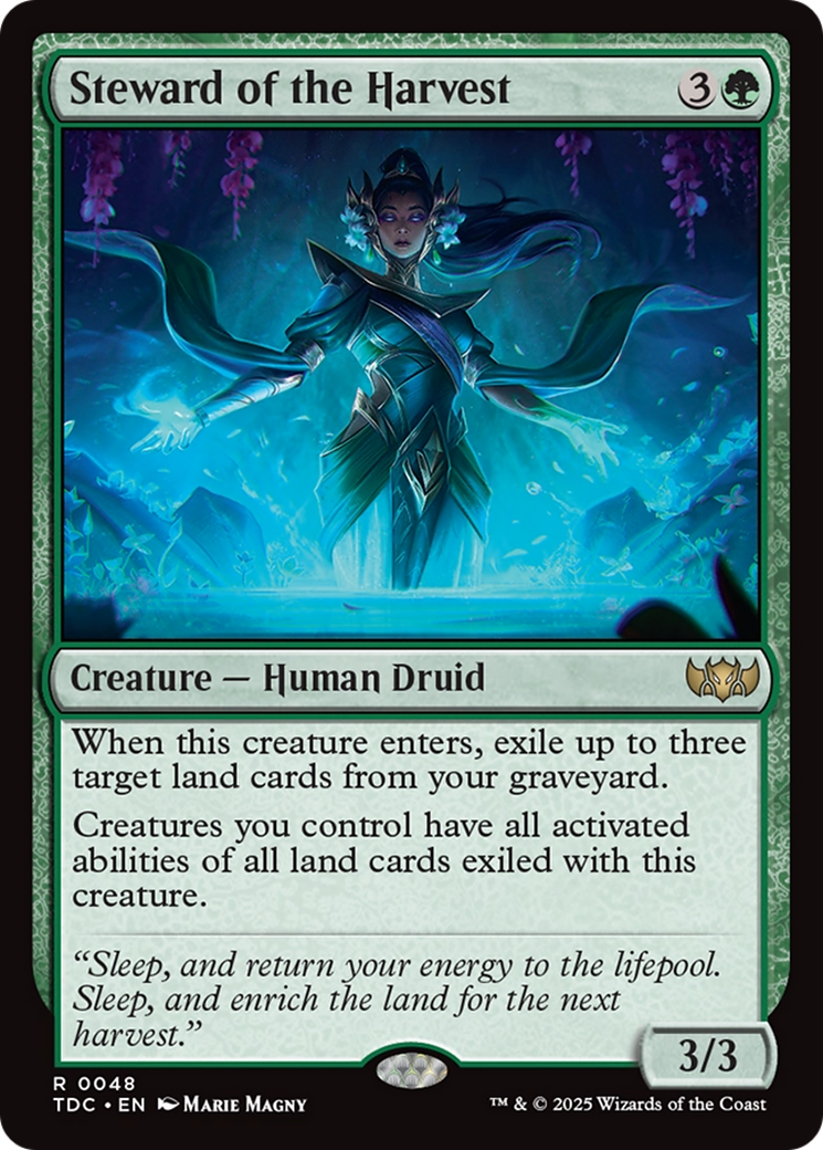 Steward of the Harvest [Tarkir: Dragonstorm Commander] | Mega City Incorporated