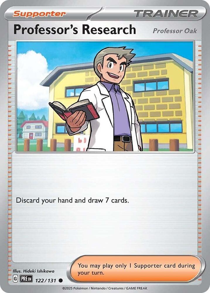 Professor's Research (122/131) [Professor Oak] [Scarlet & Violet: Prismatic Evolutions] | Mega City Incorporated