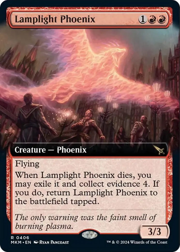 Lamplight Phoenix (Extended Art) [Murders at Karlov Manor] | Mega City Incorporated