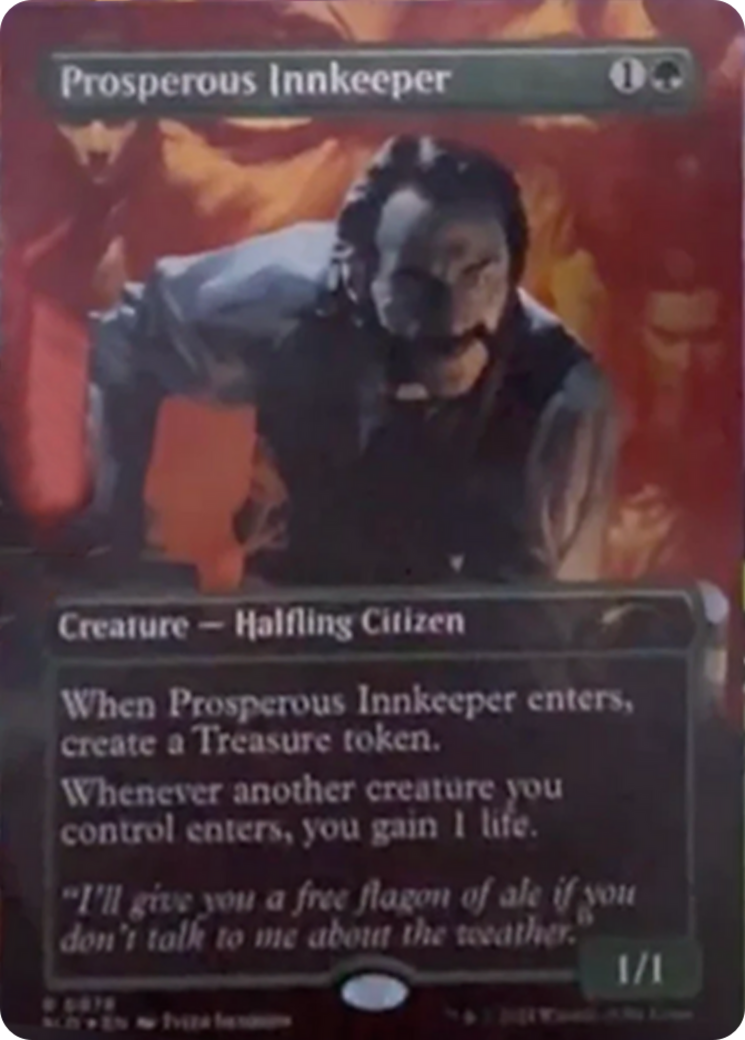 Prosperous Innkeeper (Rainbow Foil) [Secret Lair Drop Series] | Mega City Incorporated