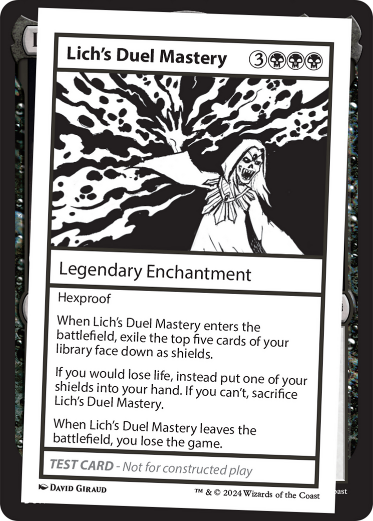 Lich's Duel Mastery [Mystery Booster 2 Playtest Cards] | Mega City Incorporated