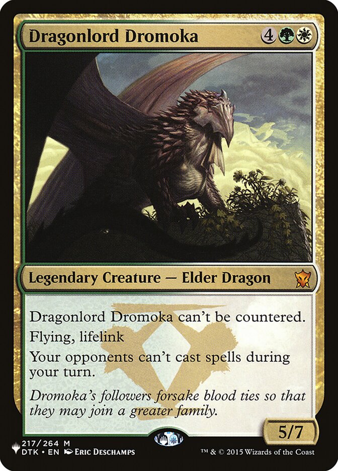 Dragonlord Dromoka [The List] | Mega City Incorporated