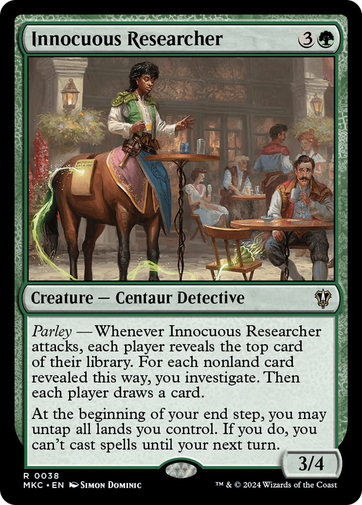 Innocuous Researcher [Murders at Karlov Manor Commander] | Mega City Incorporated