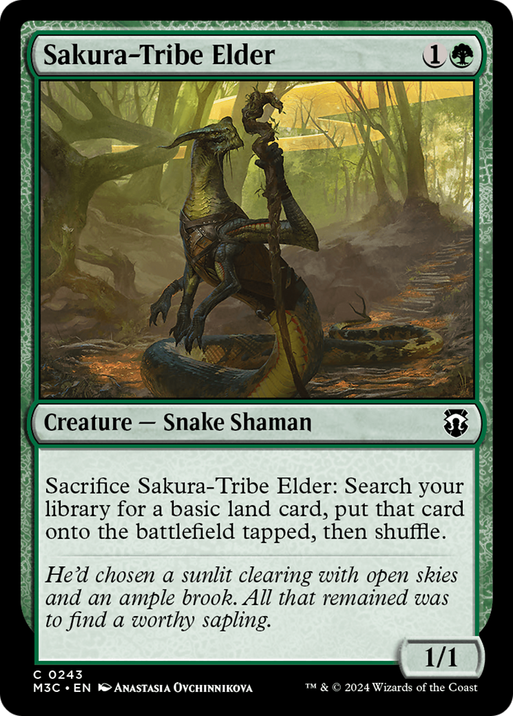 Sakura-Tribe Elder (Ripple Foil) [Modern Horizons 3 Commander] | Mega City Incorporated