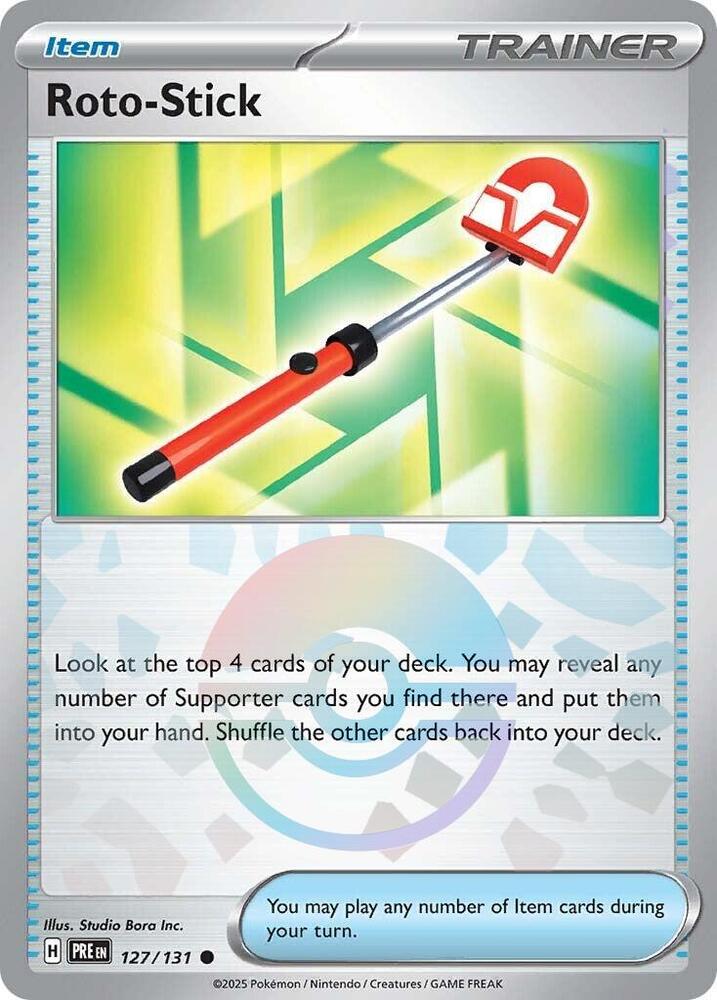 Roto-Stick (127/131) (Poke Ball Pattern) [Scarlet & Violet: Prismatic Evolutions] | Mega City Incorporated