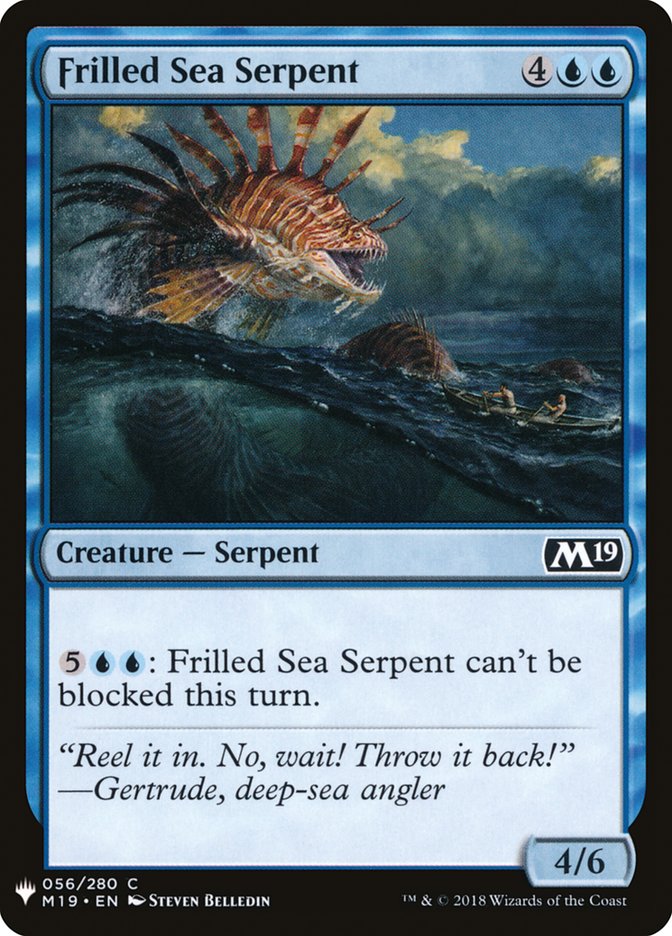 Frilled Sea Serpent [Mystery Booster] | Mega City Incorporated