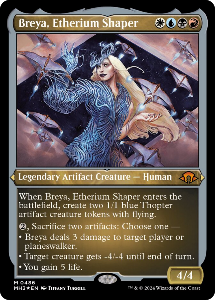 Breya, Etherium Shaper (Foil Etched) [Modern Horizons 3] | Mega City Incorporated