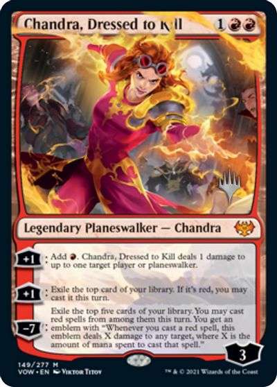 Chandra, Dressed to Kill (Promo Pack) [Innistrad: Crimson Vow Promos] | Mega City Incorporated